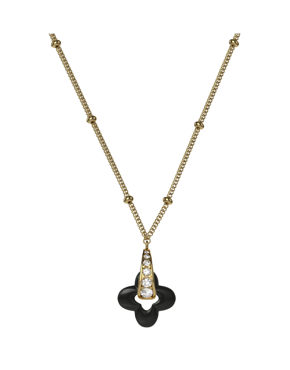Golden Clover Necklace