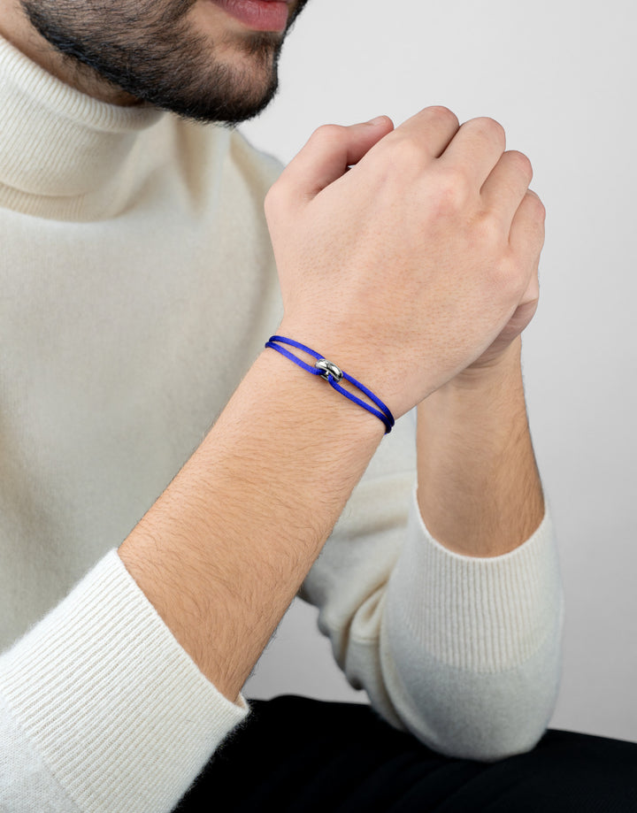 Silver Soho Cord Bracelet