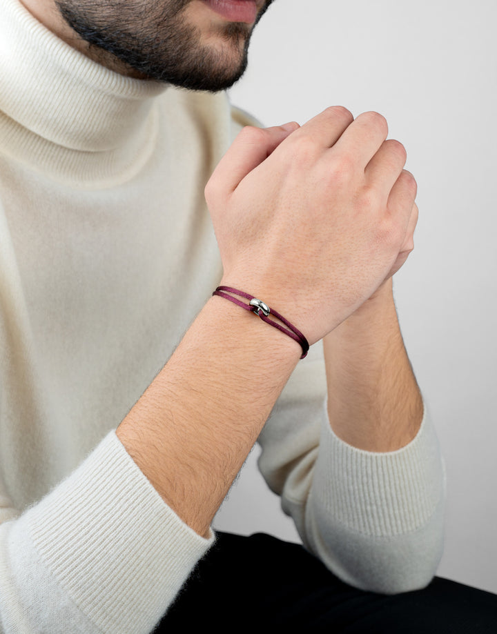 Silver Soho Cord Bracelet