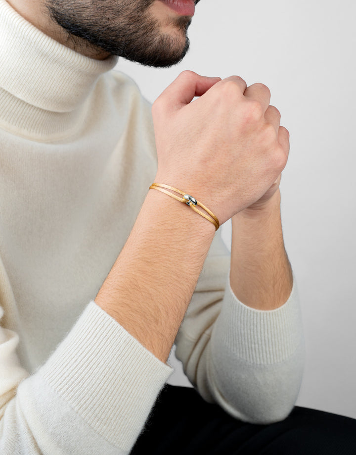 Silver Soho Cord Bracelet