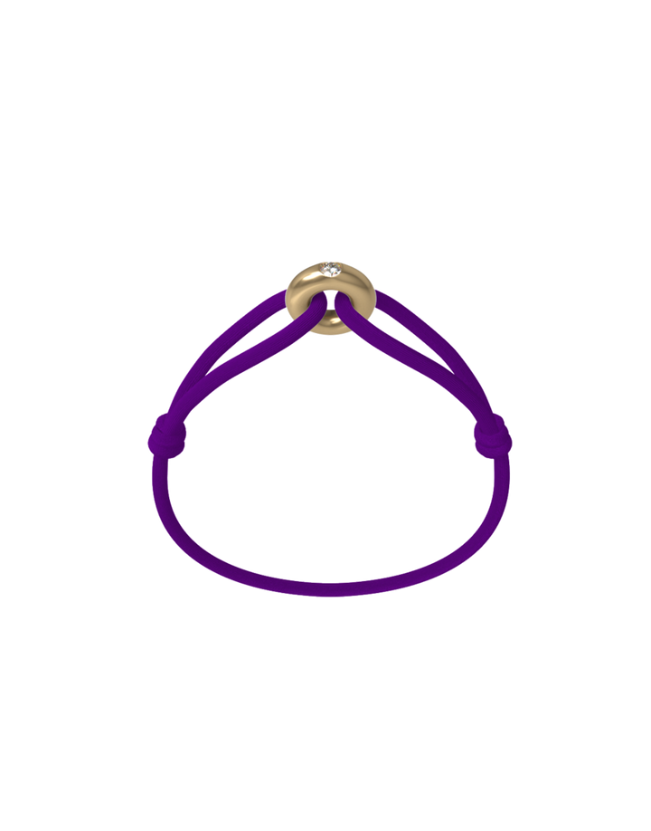 Golden Soho Diamond Cord Bracelet