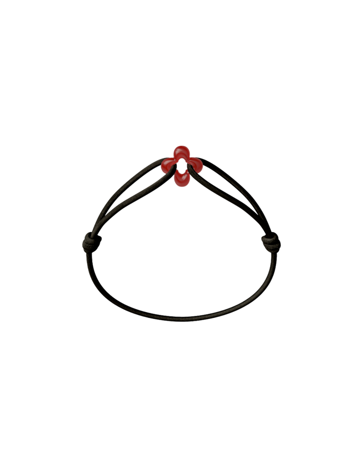 Mini Red Clover Bracelet